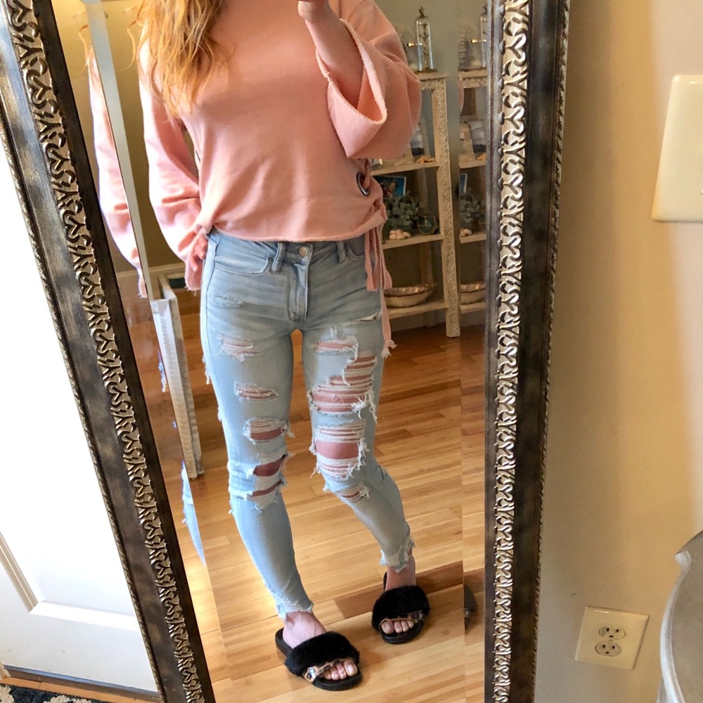 AEO NeXt Level Stretch Super High Waisted Jeggings
